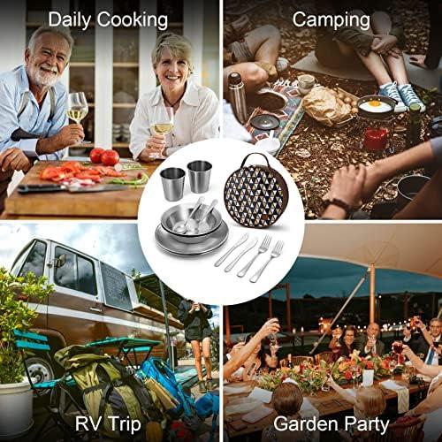 Elevate Our Outdoor feasts: The Ultimate camping Messware Kit!
