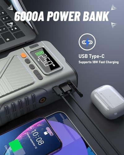 Empower Our Journeys: The Ultimate 6000A Jump Starter Review