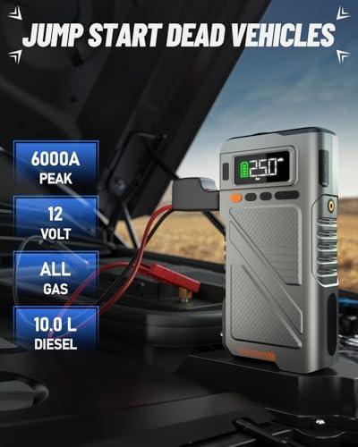 Empower Our Journeys: The Ultimate 6000A Jump Starter Review