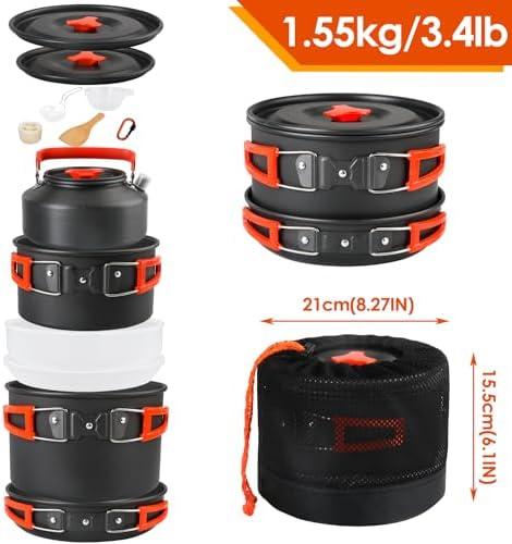 cooking Up Adventures: Our Review of Gutsdoor's Camping Cookware