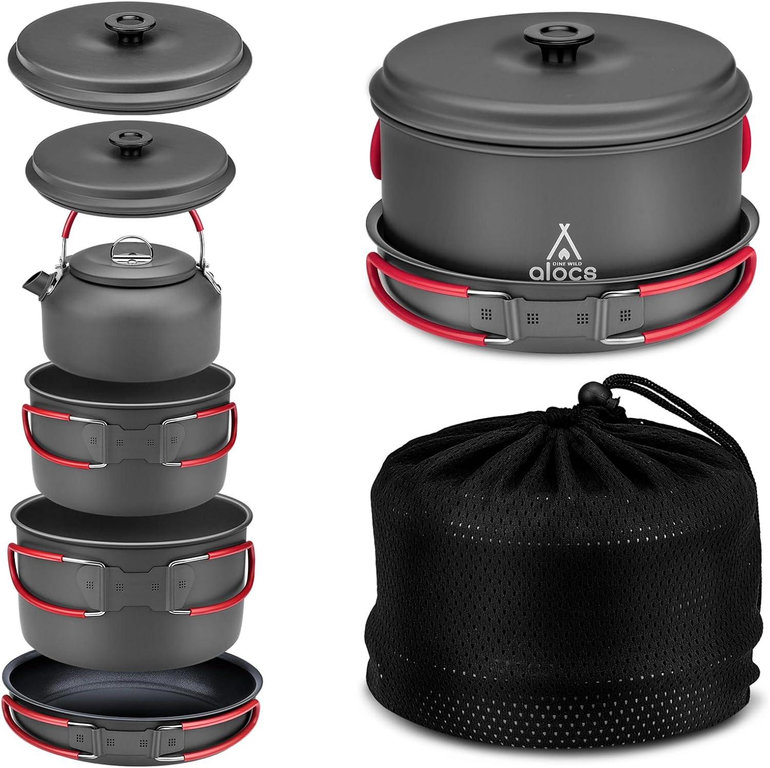 Elevate Our Outdoor Adventures with ALOCS Camping Cookware!
