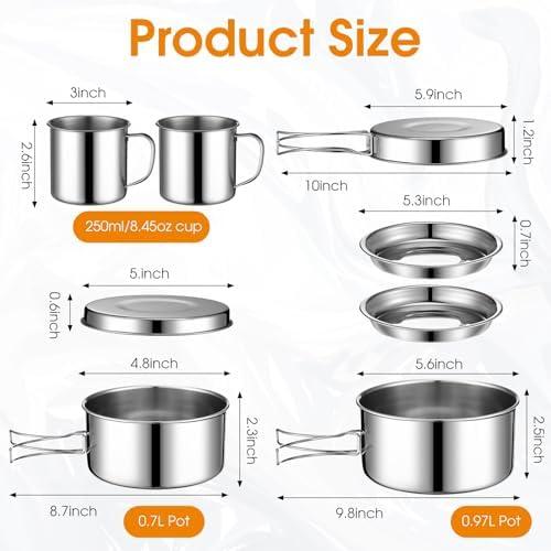 Unleashing Adventure: Our Journey with the 14-Piece Camping Cookware!