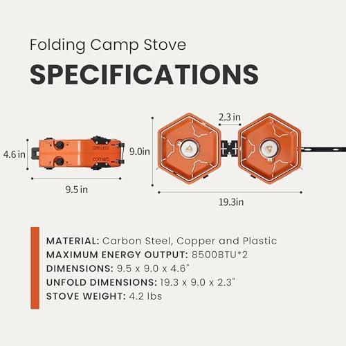 elevate Our Outdoor Feasts with the COFIYARD 2 Burner Stove!