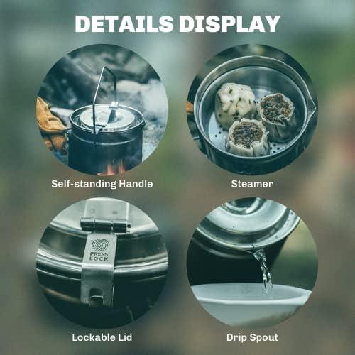 Let’s Ignite Our Outdoor Cooking with the firemaple Antarcti Pot!