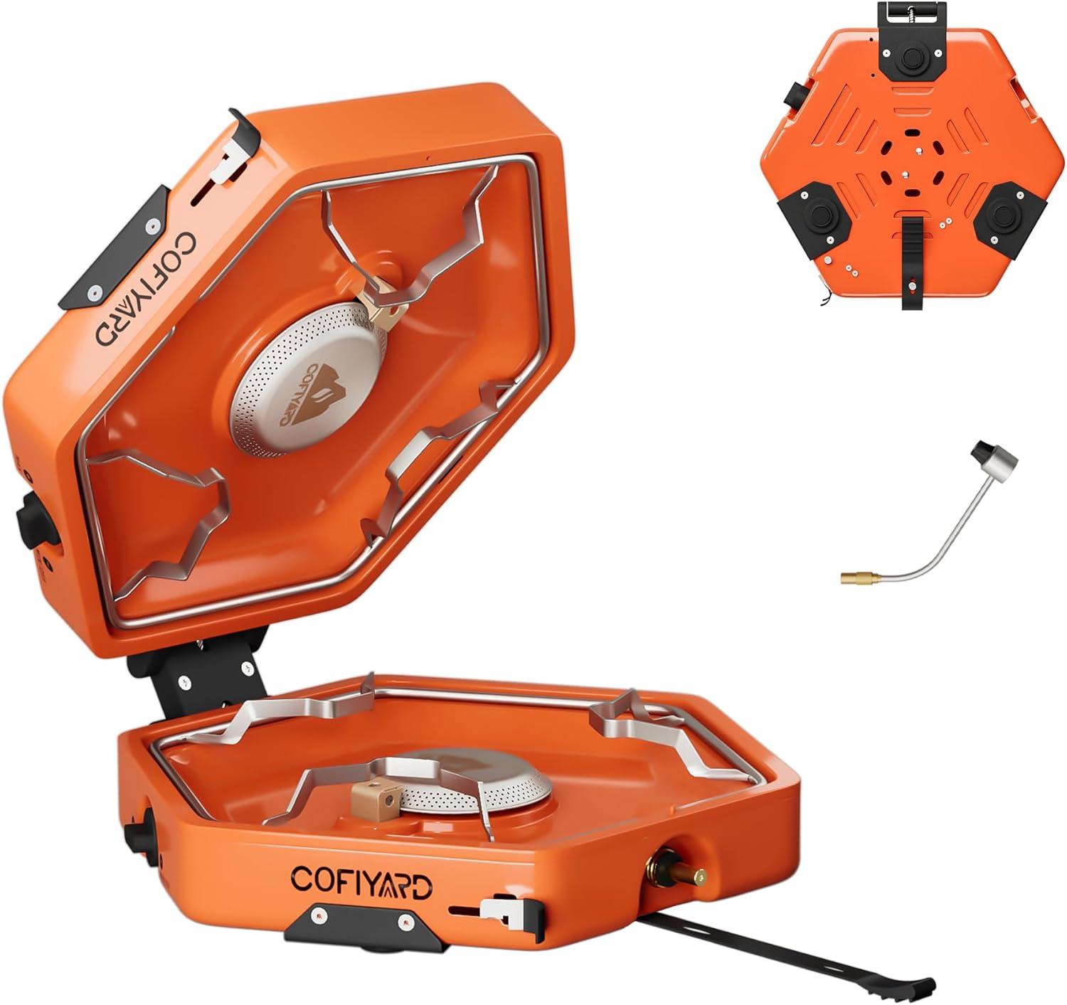 Elevate Our Outdoor Feasts with the COFIYARD 2 Burner Stove!