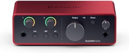 Unleashing Our Creativity: Recording Magic with Focusrite Scarlett Solo