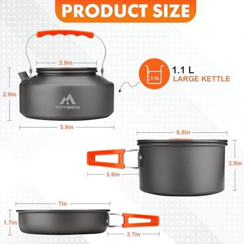 unleashing Culinary adventures: Our Journey with THTYBROS Camping Cookware!