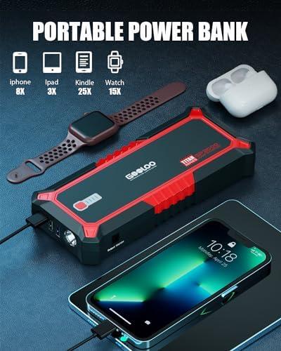 Empowering Every Journey: Our Review of GOOLOO GP3000 Jump Starter