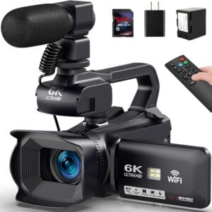 Unleashing Creativity: Our Journey with the 6K Vlogging Camcorder
