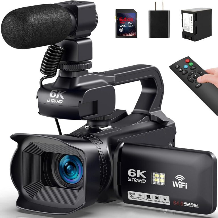 Unleashing Creativity: Our Journey with the 6K Vlogging Camcorder