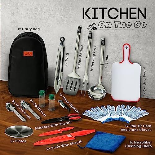 Elevate⁤ Our Outdoor⁣ Cooking Game: The ultimate Camping ⁤Utensils Set