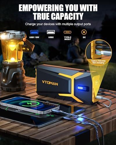 Empowering Our Adventures: The VTOMAN V10 Jump Starter Review