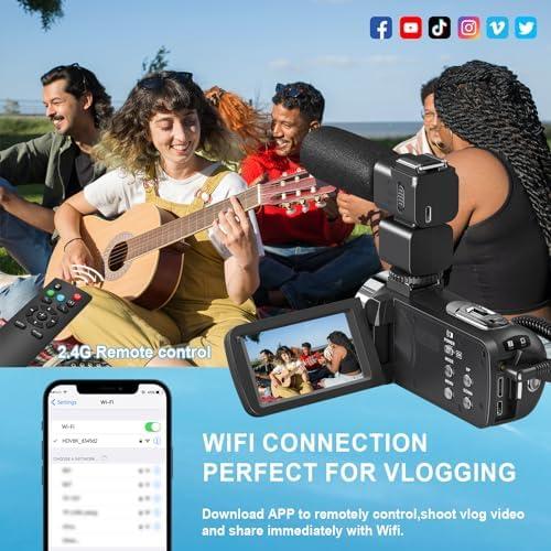 together, Let’s Unleash our creative Vision with the 8K Camcorder!
