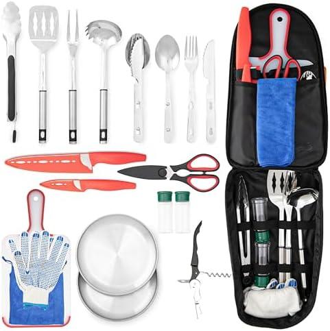 Elevate Our Outdoor​ Cooking⁤ Game: The Ultimate Camping Utensils Set