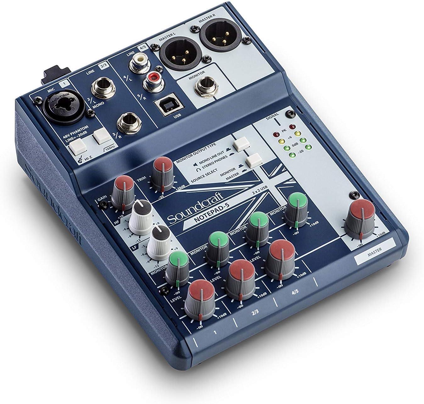 Elevate Our Sound: Unleashing Creativity with Soundcraft Notepad-5