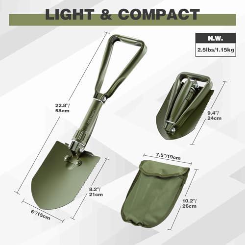 Unleashing Adventure: Our thoughts on the REDCAMP Military Shovel