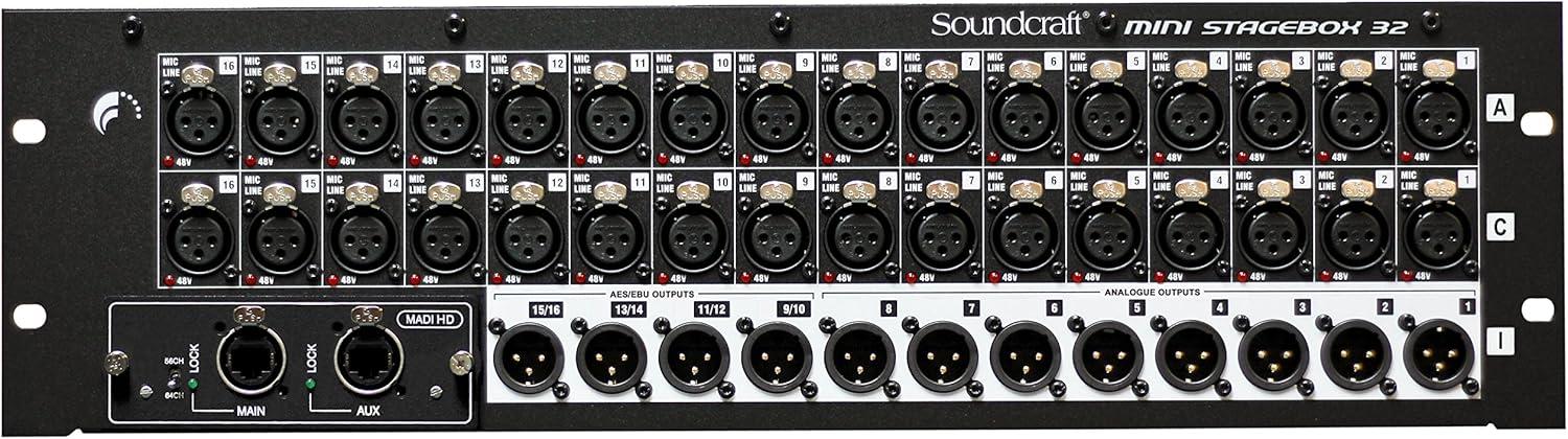 Discover Our Love for the Soundcraft MSB-32R Mini Stagebox