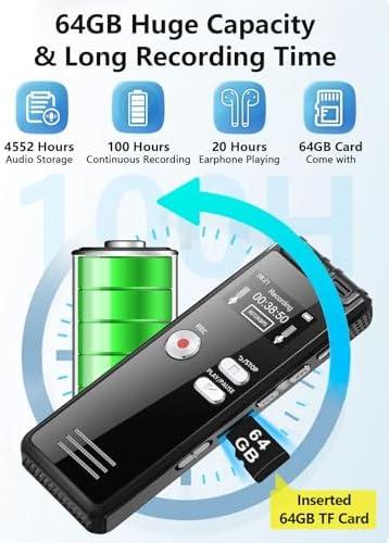 Unlocking Clarity: Our Journey with the 64GB Voice Recorder