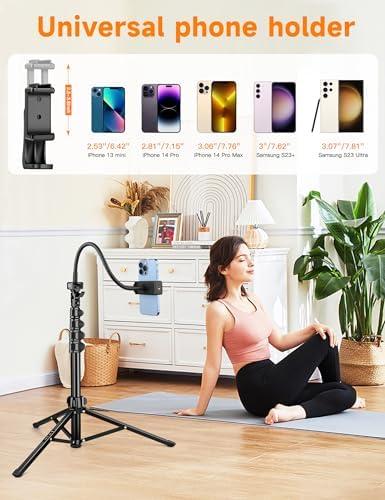 Elevate Our Selfies: The Ultimate 86” Phone Tripod Adventure