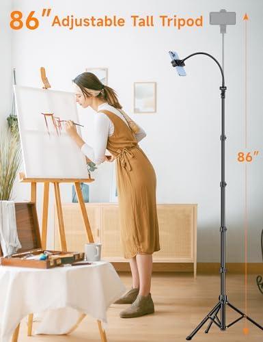 Elevate Our Selfies: The Ultimate 86” Phone Tripod Adventure