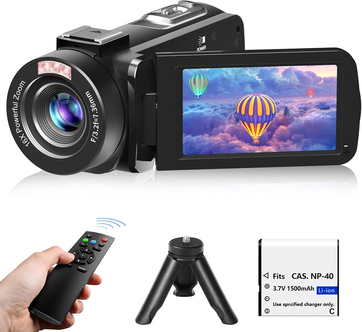 Capturing Life's Moments: Our Journey with the 1080P Vlogging Camcorder